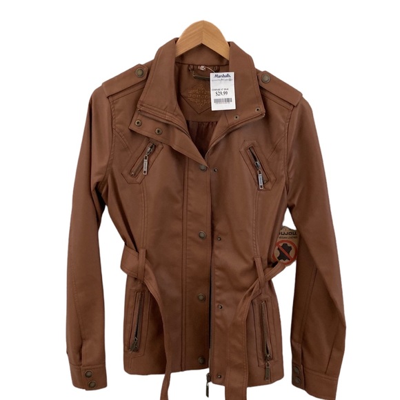 Jou Jou Faux Leather Jacket - Picture 5 of 7